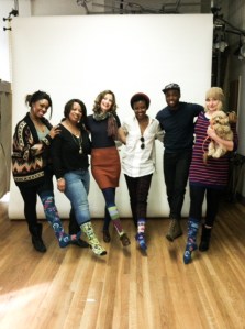 Roodelyne with the Rsocks team at a recent photoshoot